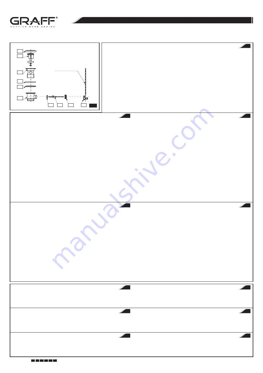 Graff ME25 Instructions For Assembly And Use Download Page 8