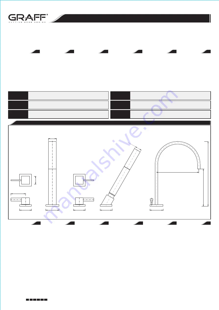 Graff QUBIC 2353400 Instructions For Assembly And Use Download Page 1