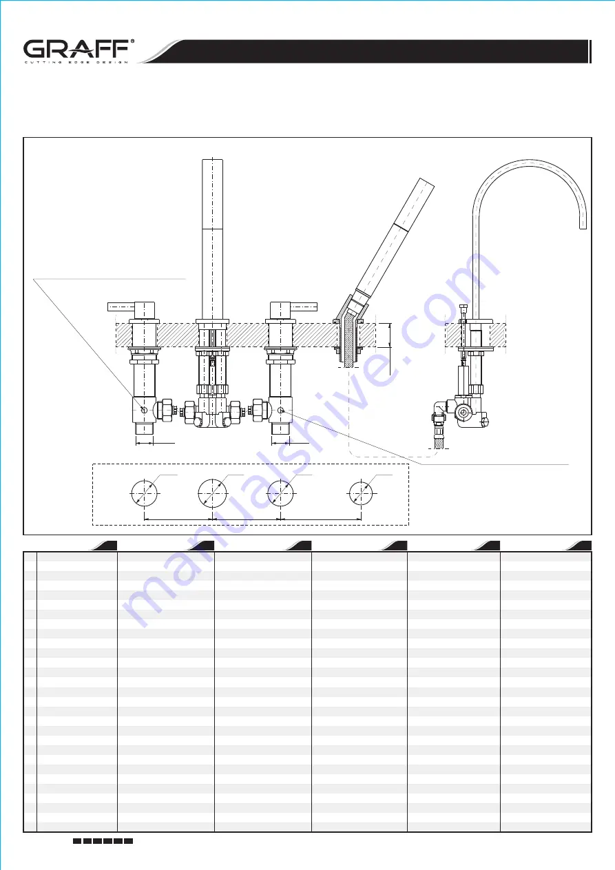 Graff QUBIC 2353400 Instructions For Assembly And Use Download Page 2