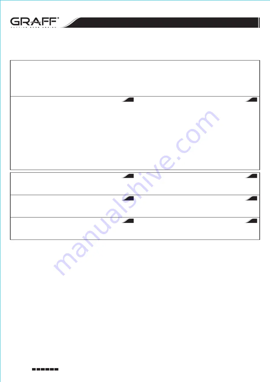 Graff QUBIC 2353400 Instructions For Assembly And Use Download Page 8