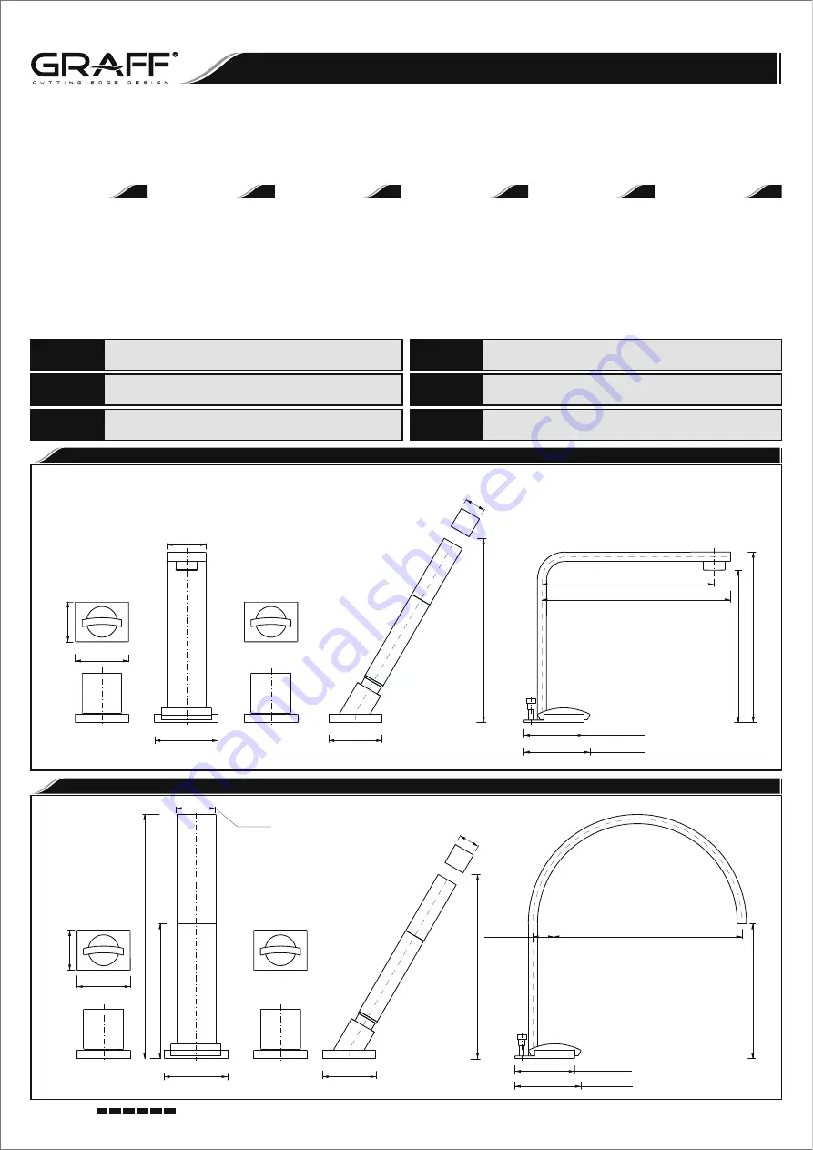 Graff TARGA 2309000 Instructions For Assembly And Use Download Page 1