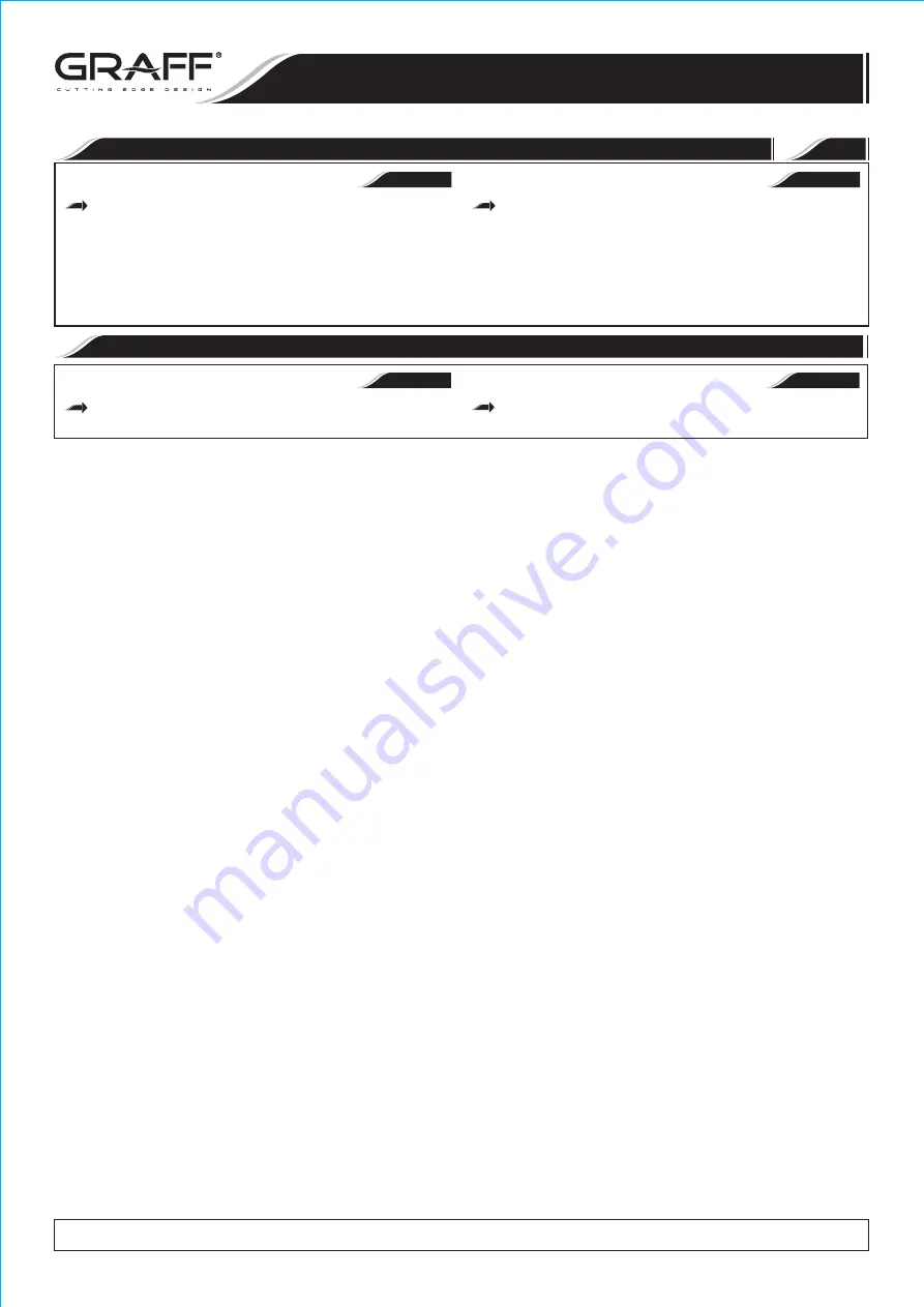 Graff TARGA 3630-C14W Installation Instructions Manual Download Page 6