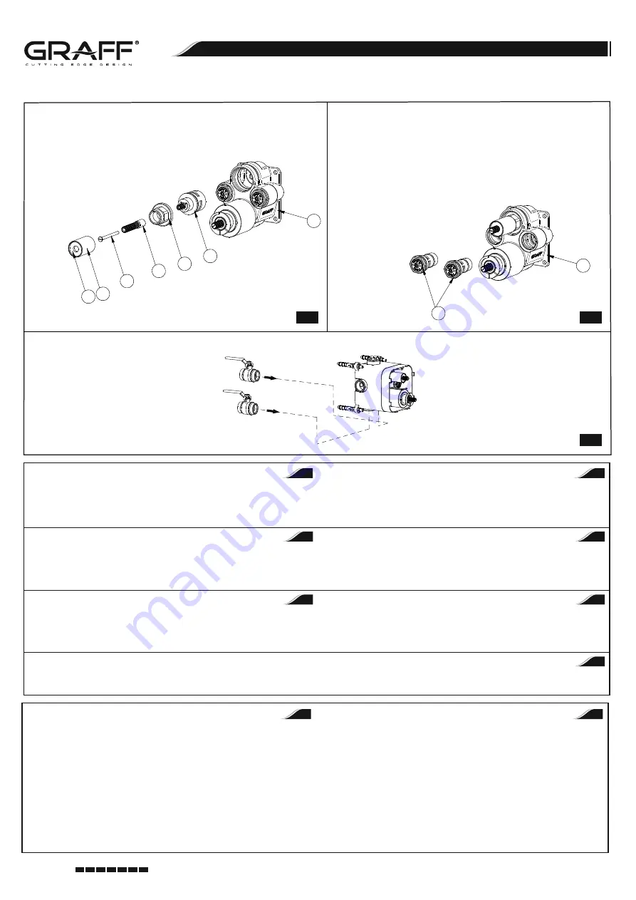 Graff UNI-BOX 3/4 Instructions For Assembly And Use Download Page 8