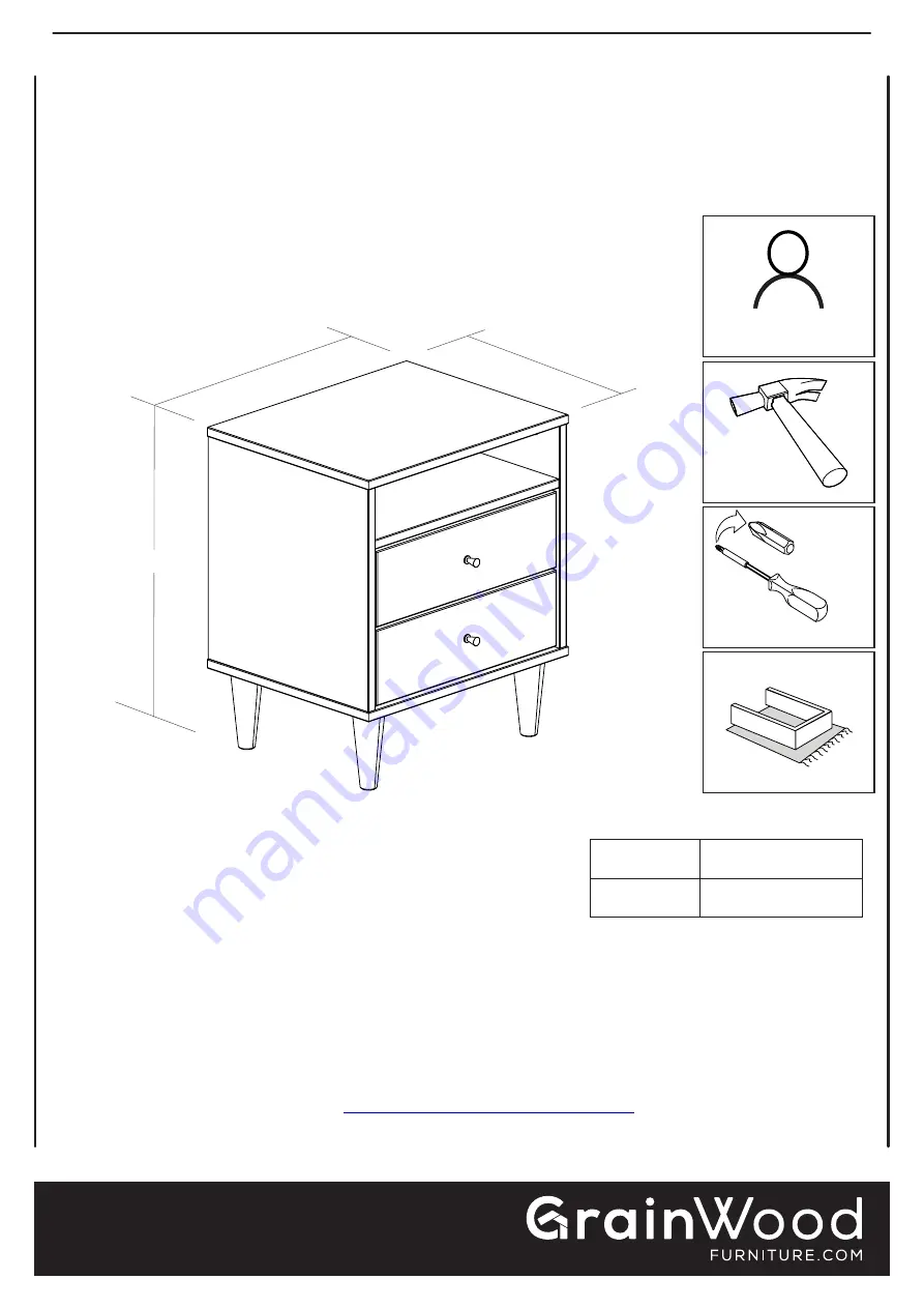 Grain Wood Furniture MC0405 Скачать руководство пользователя страница 1