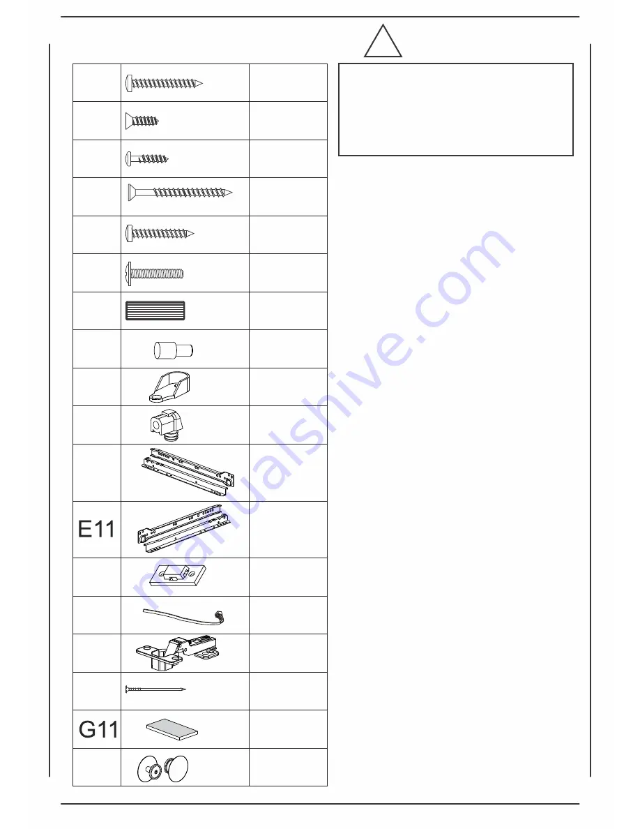 Grain Wood Furniture SH080112 Assembly Instructions Manual Download Page 3