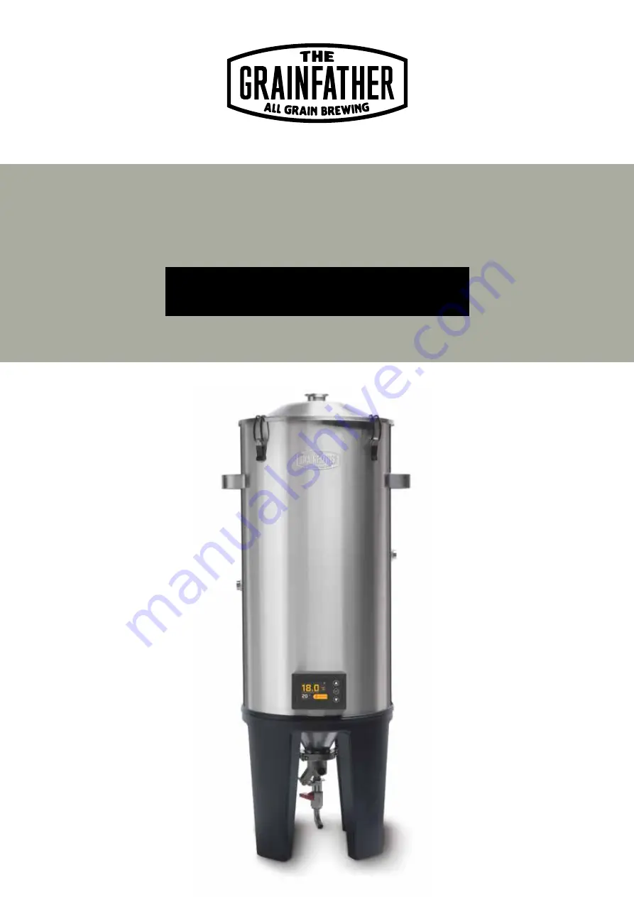 Grainfather CONICAL FERMENTER PRO Скачать руководство пользователя страница 1