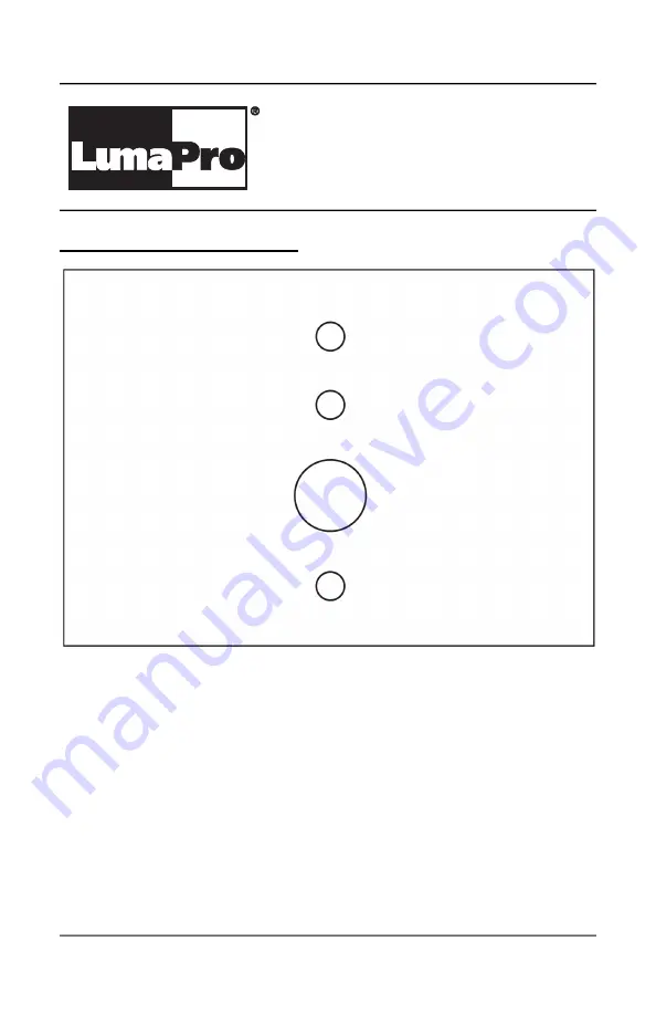 Grainger LumaPro 436R33 Operating Instructions Manual Download Page 4