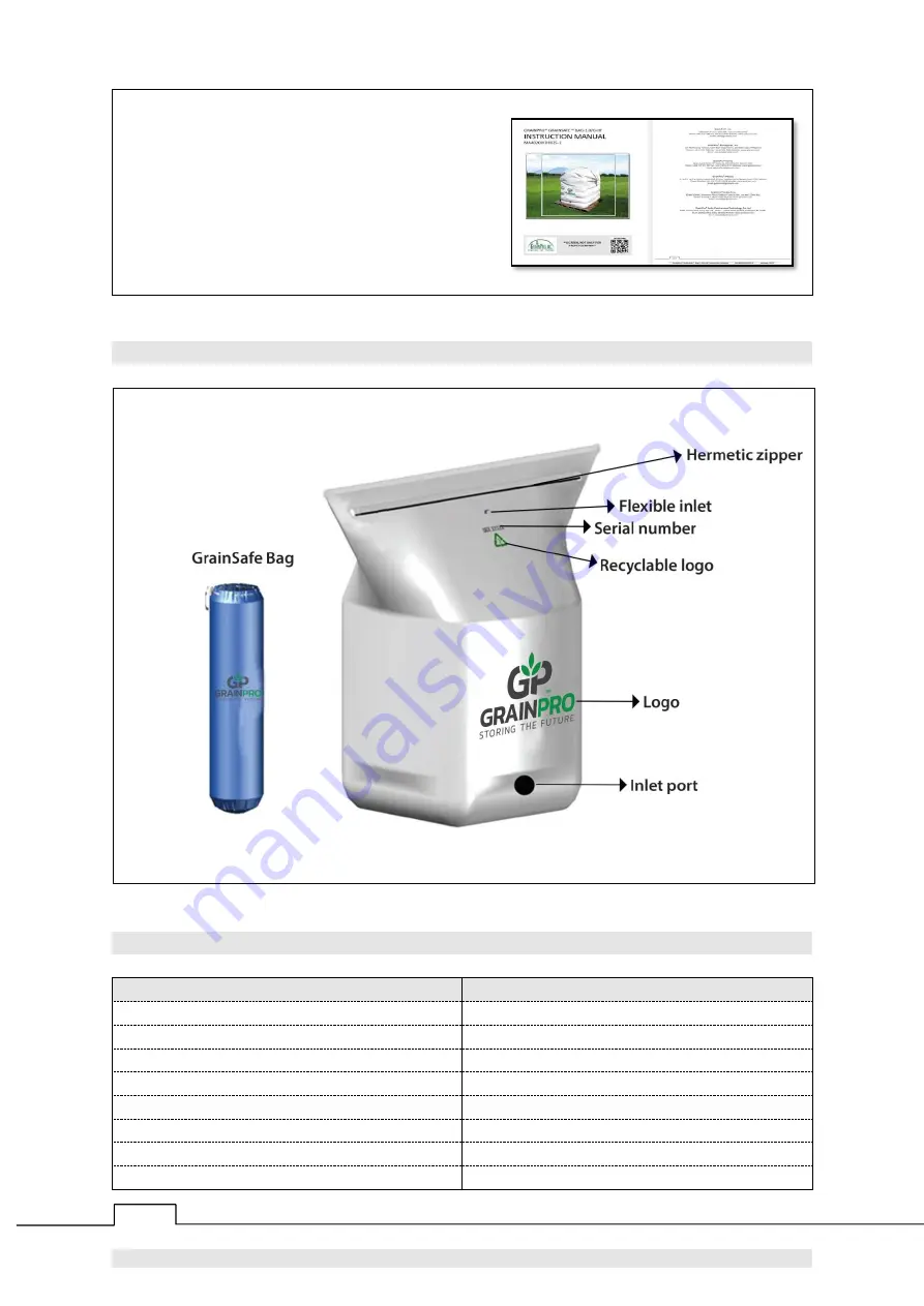 GrainPro GRAINSAFE 1.0/GHF Скачать руководство пользователя страница 6