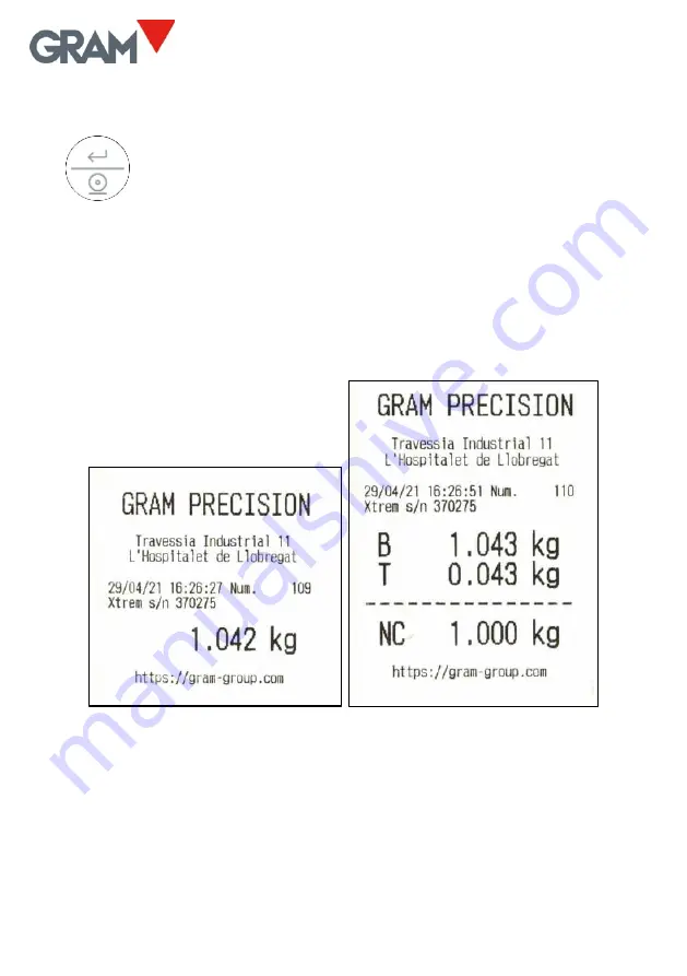 Gram K3iX P Series Operation Manual Download Page 18