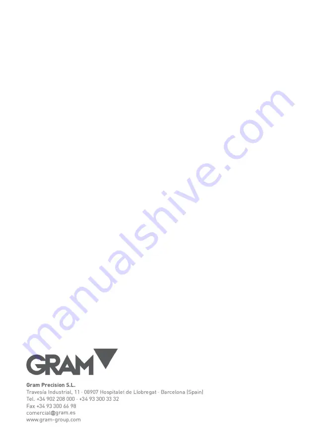 Gram K3iX P Series Operation Manual Download Page 44