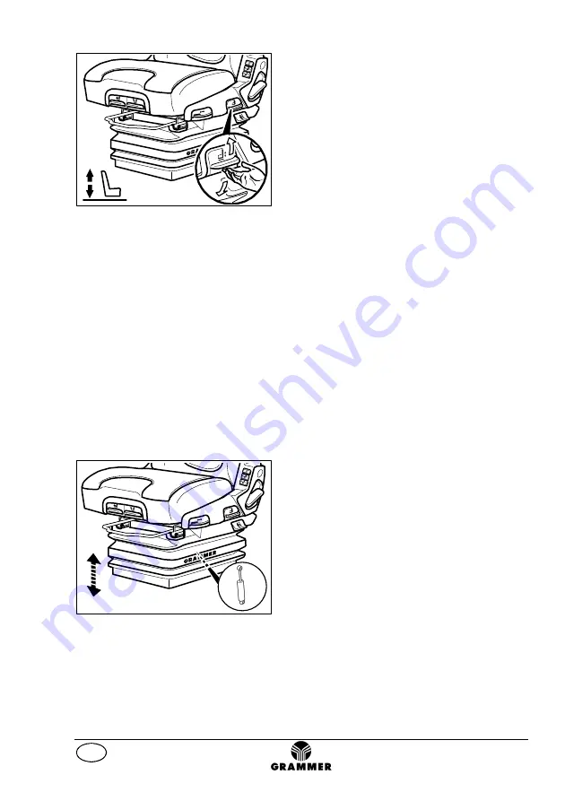 Grammer MAXIMO Evolution Dynamic Operating Instructions Manual Download Page 37