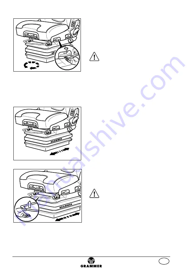 Grammer MAXIMO Evolution Dynamic Operating Instructions Manual Download Page 52