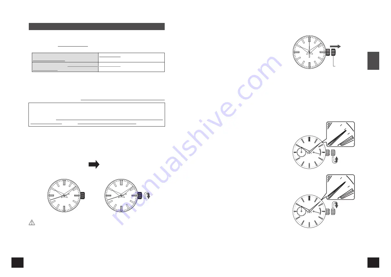 Grand Seiko 9S27 Operating Instructions Manual Download Page 17