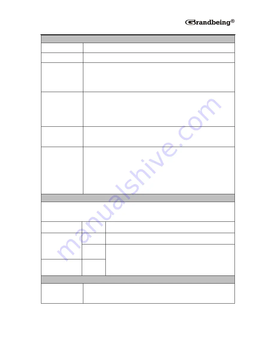 Grandbeing EX0101-N343-000 User Manual Download Page 9