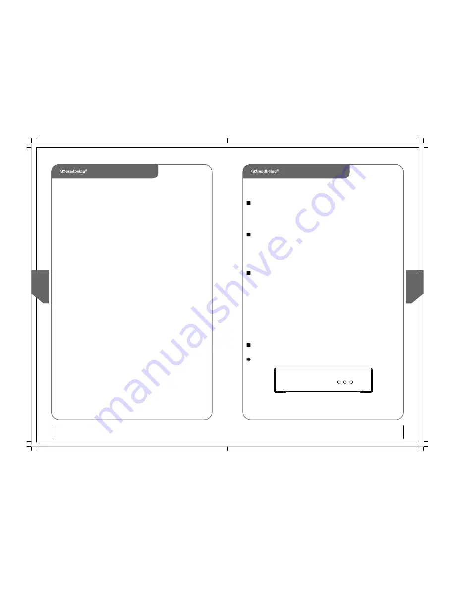 Grandbeing HDIP01 Скачать руководство пользователя страница 3