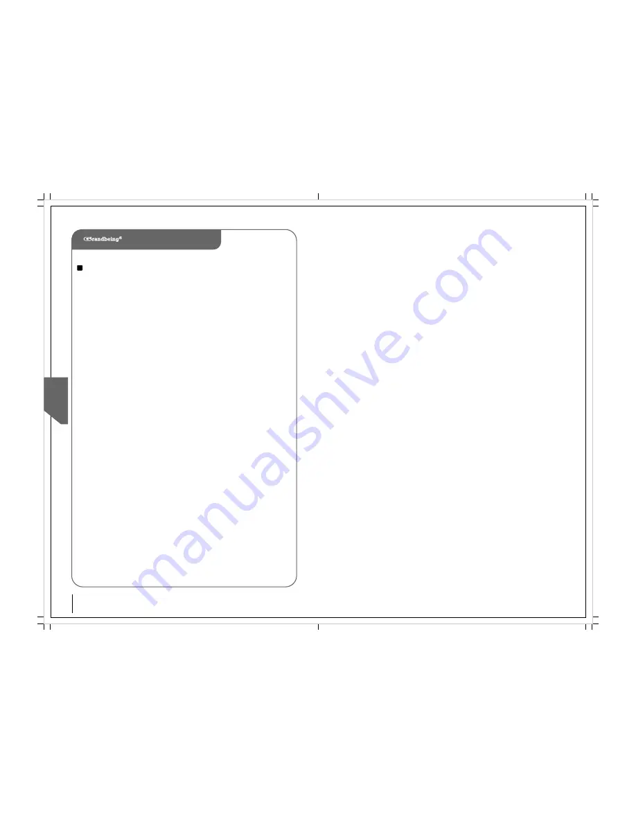 Grandbeing HDIP01 Operating Instructions Manual Download Page 6