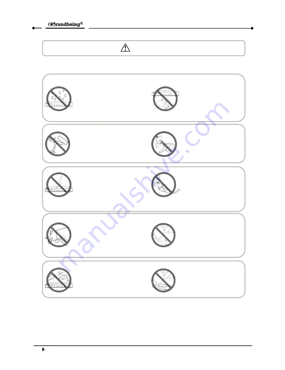 Grandbeing MS0801-E01 Operating Instructions Manual Download Page 6