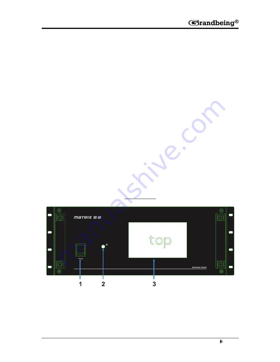 Grandbeing MX0808-31F Operating Instructions Manual Download Page 6