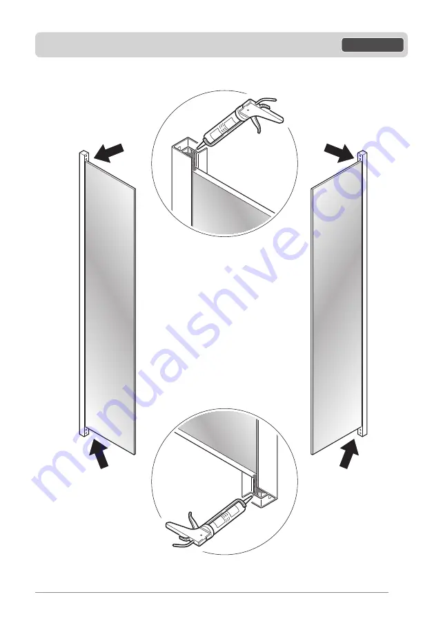 Grandform ESSENTIAL CORNER 80x80 Assembly Instructions Manual Download Page 31