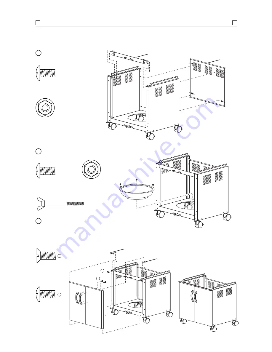 Grandhall Portable Gas Barbecue Operating And Assembly Instructions Manual Download Page 8