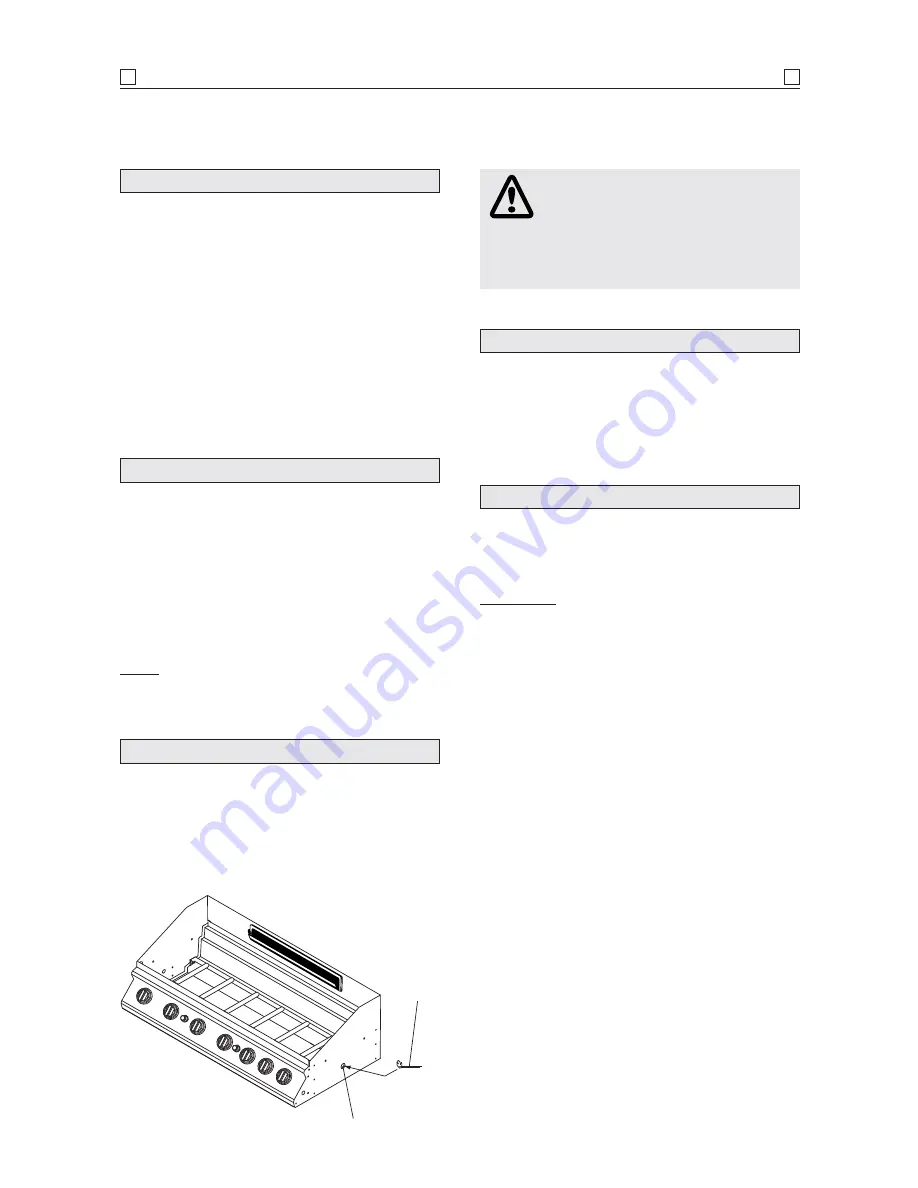 Grandhall Portable Gas Barbecue Operating And Assembly Instructions Manual Download Page 16