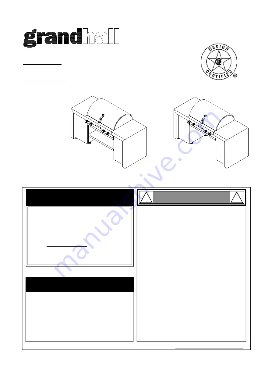 Grandhall X108ALP Скачать руководство пользователя страница 1