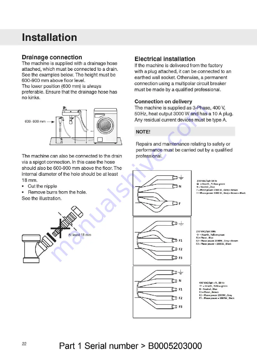 grandimpianti GH6 Installation, Maintenance And User Manual Download Page 49