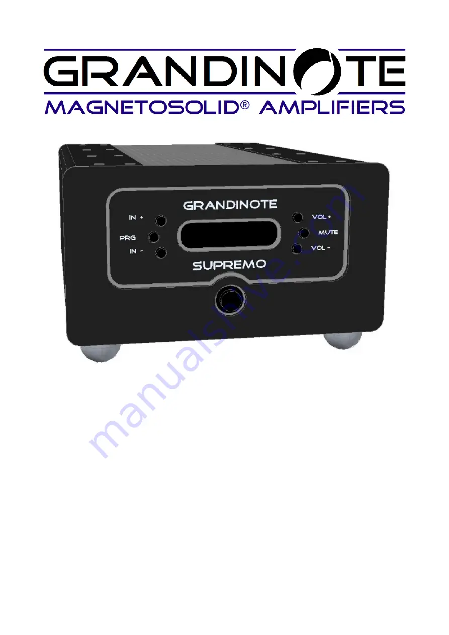 Grandinote Grandinote Supremo User Manual Download Page 1