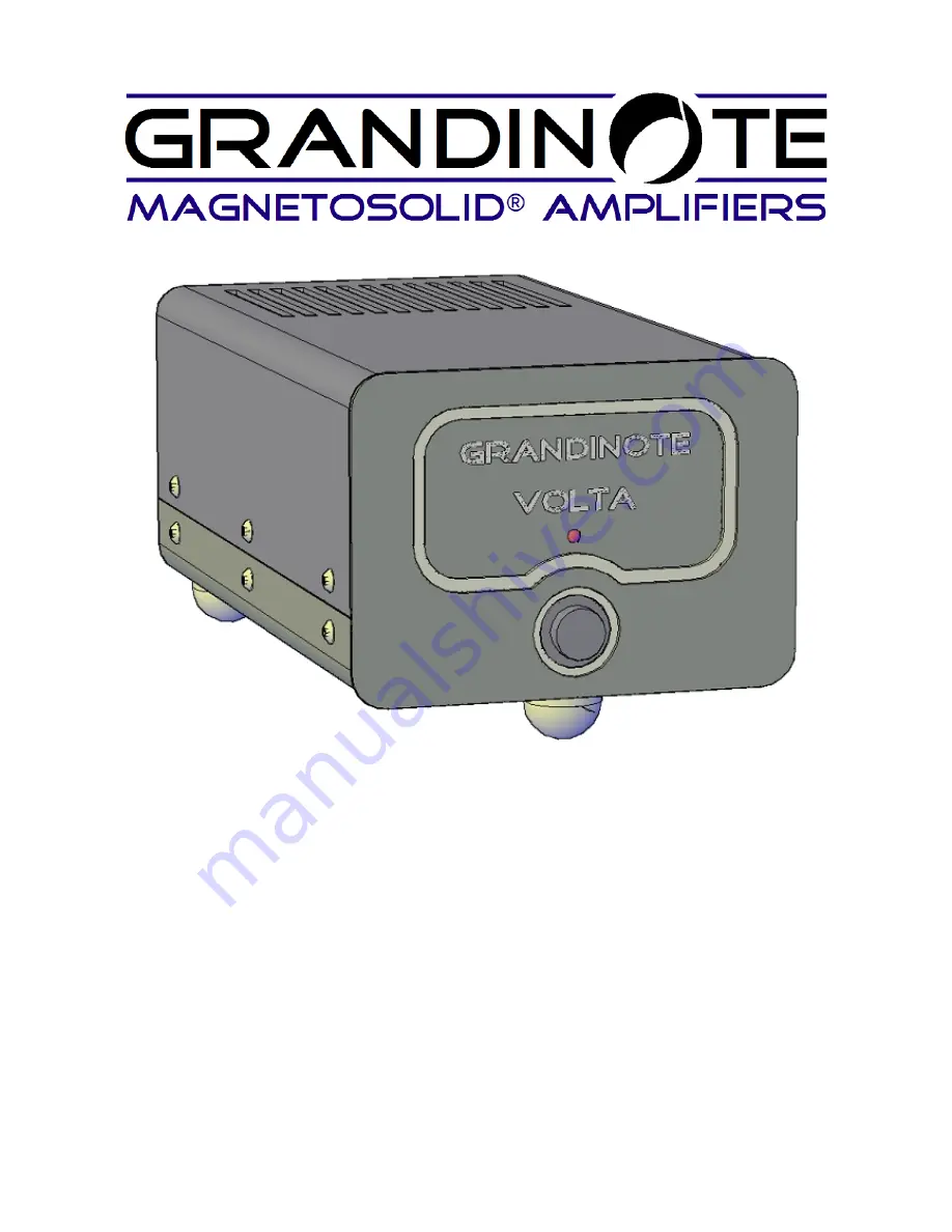 Grandinote Volta User Manual Download Page 1