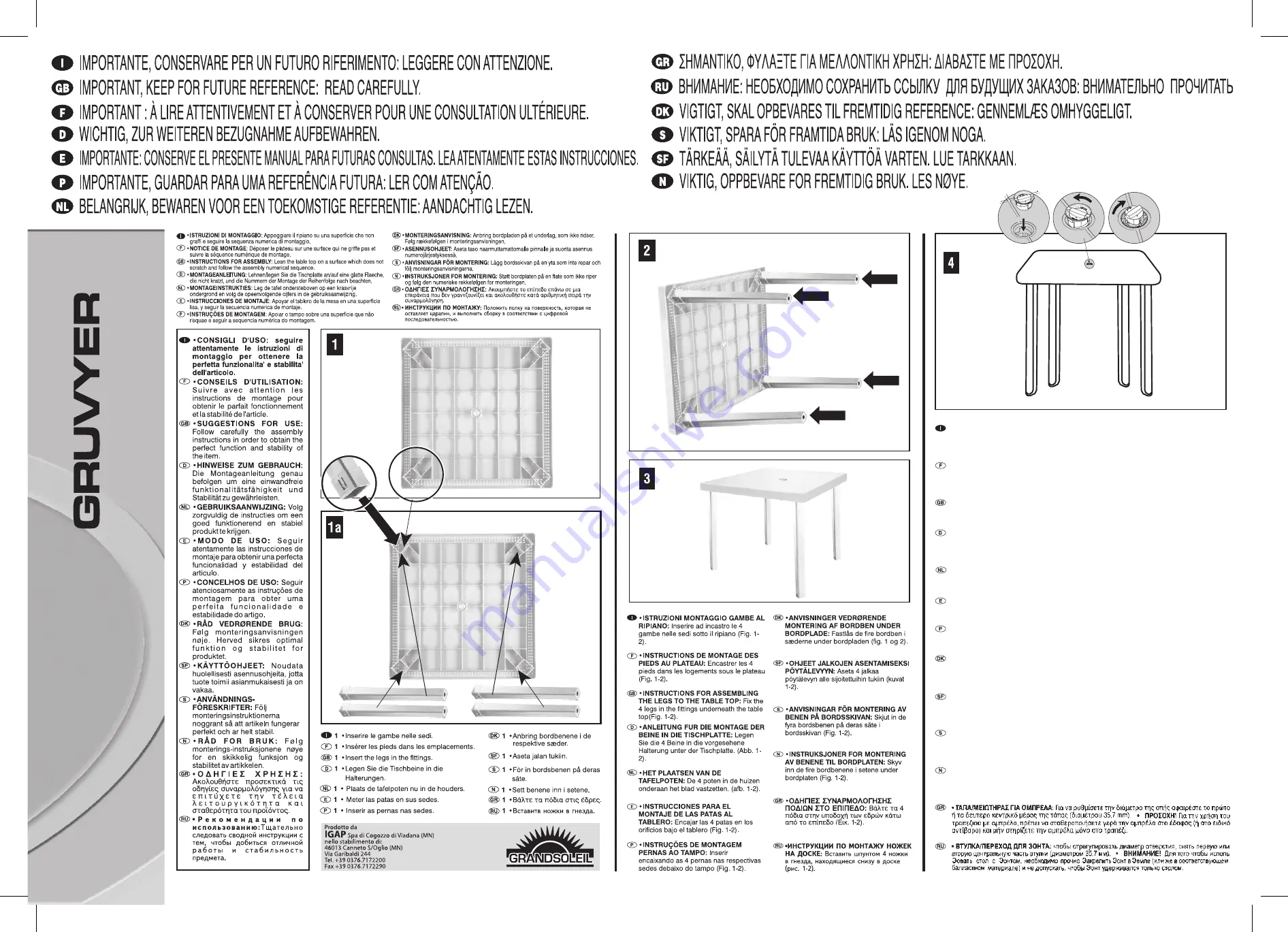 GRANDSOLEIL GRUVYER Instructions Download Page 2