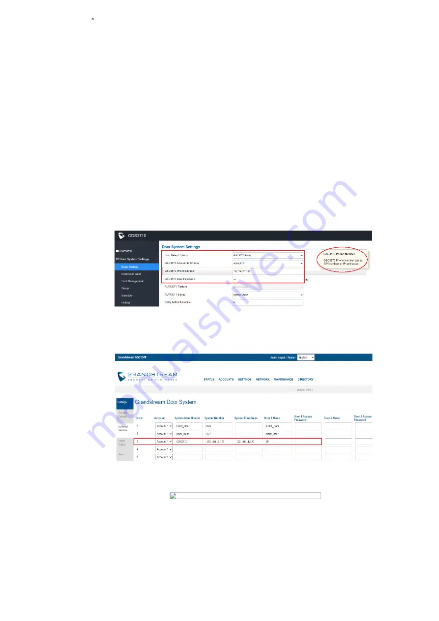 Grandstream Networks GDS371 Series User Manual Download Page 22