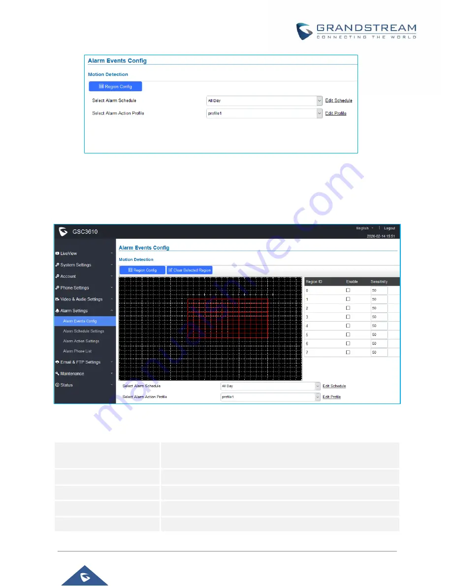 Grandstream Networks GSC36 Series Скачать руководство пользователя страница 45