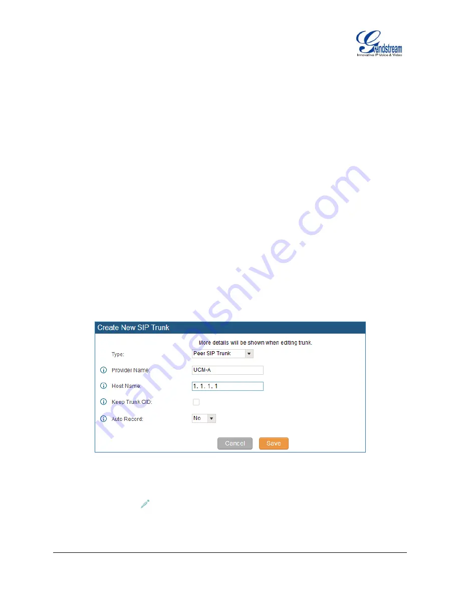 Grandstream Networks Multiple UCM6510 IPPBX How To Interconnect Download Page 4