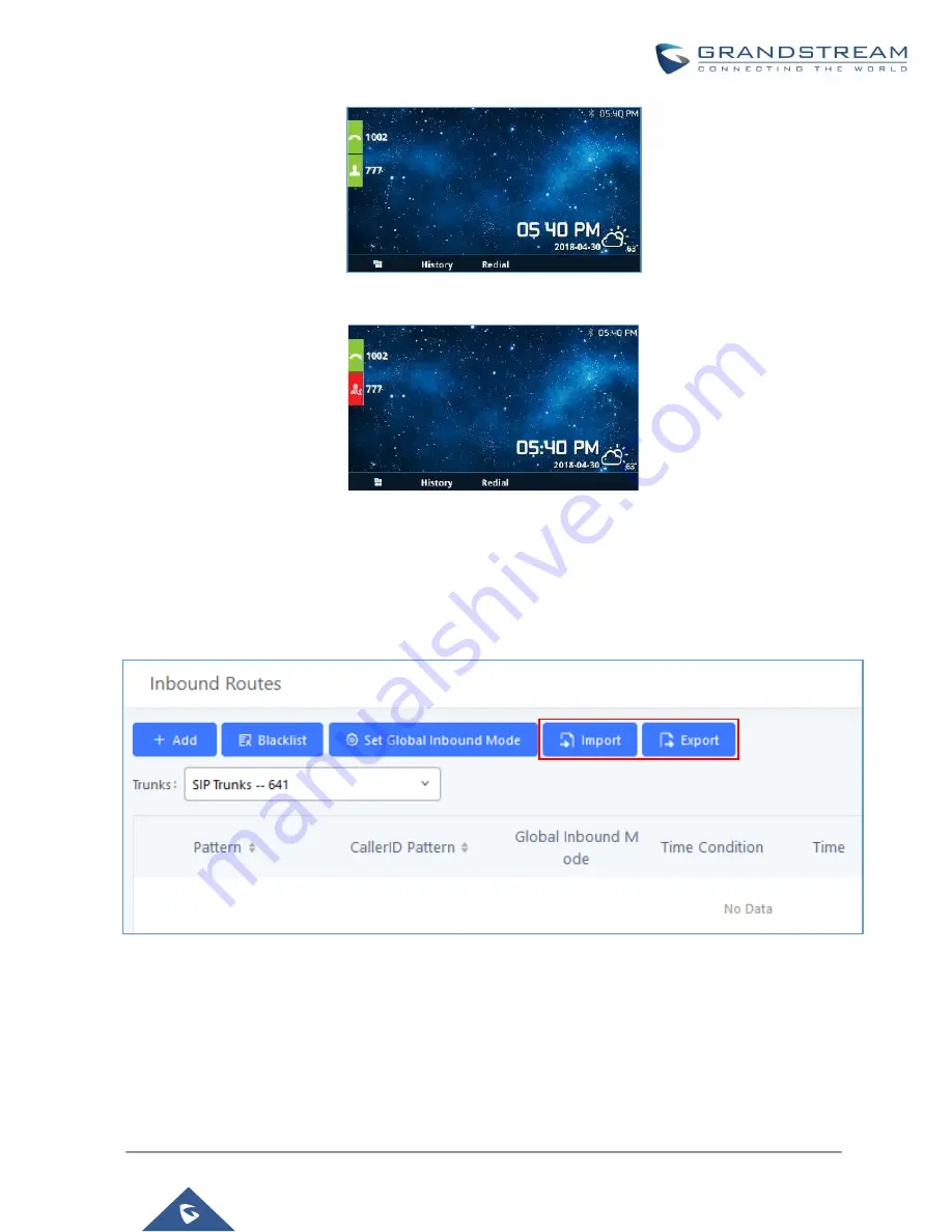 Grandstream Networks UCM6200 Series User Manual Download Page 221