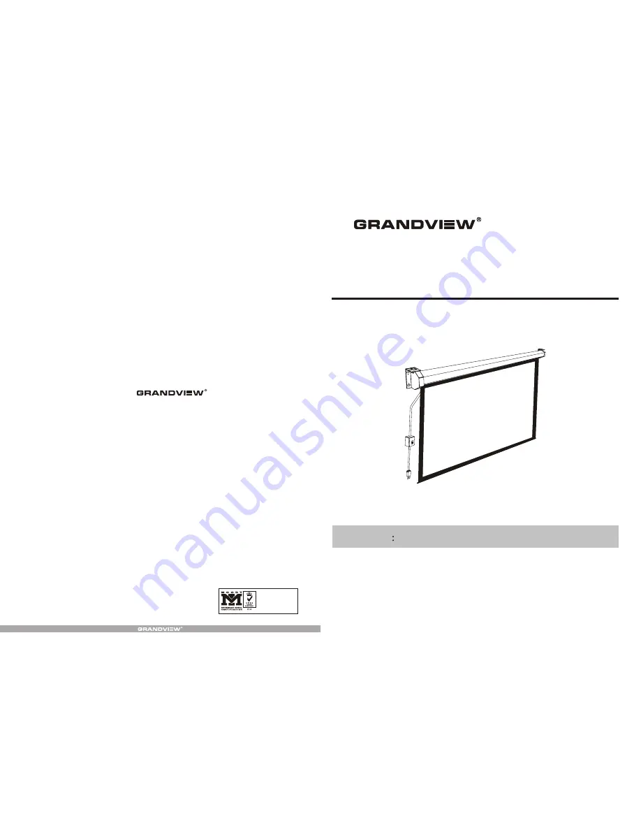 Grandview Elegant EL-M Series Instruction Manual Download Page 1