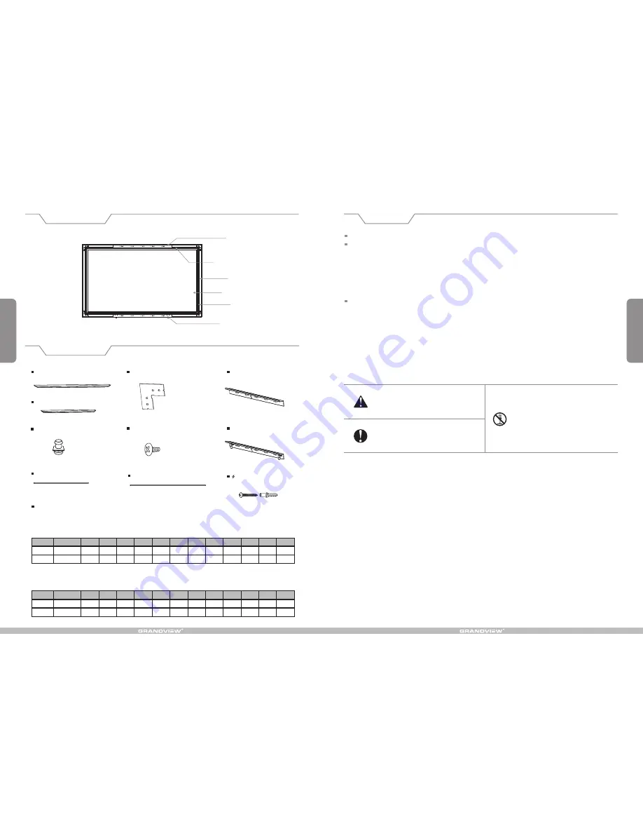 Grandview Large-flat Series Installation Manual Download Page 2