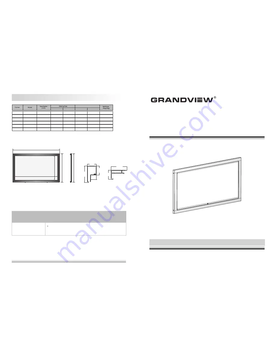 Grandview LF-VMF-77 Instruction Manual Download Page 1