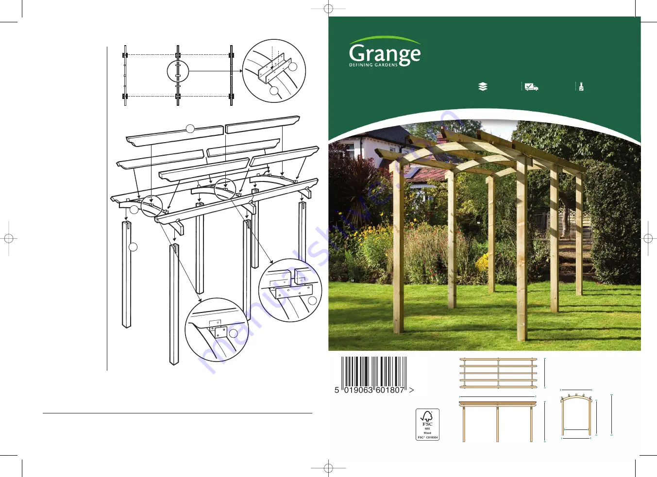 Grange BOWED WALKWAY Скачать руководство пользователя страница 1