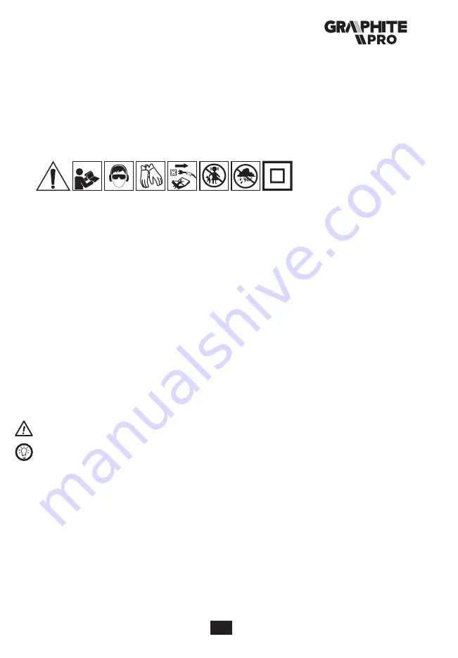 GRAPHITE PRO 59GP001 Instruction Manual Download Page 85