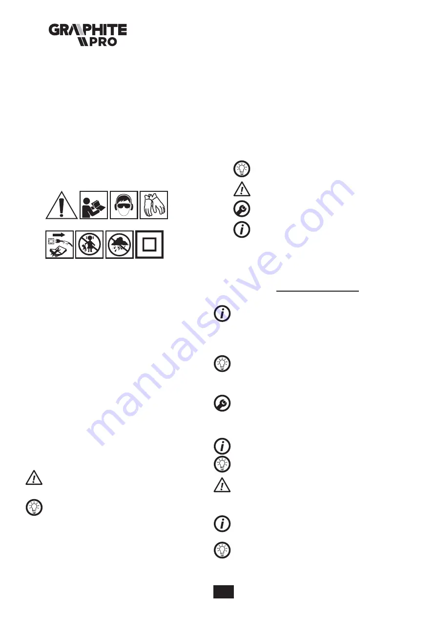 GRAPHITE PRO 59GP002 Manual Download Page 68