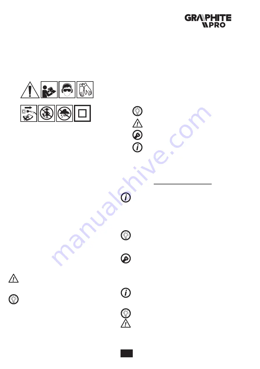 GRAPHITE PRO 59GP002 Manual Download Page 87