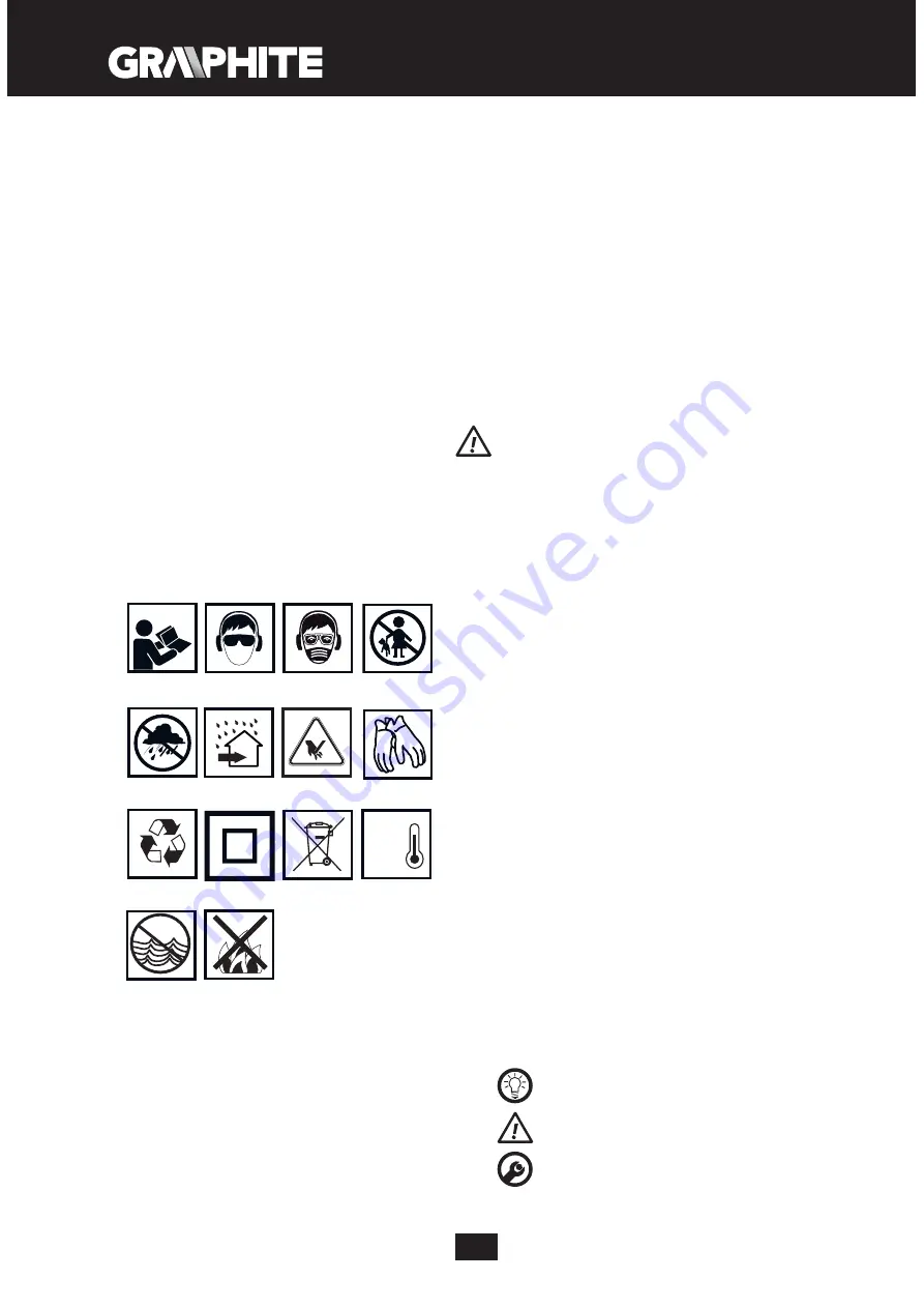 Graphite 430035 Instruction Manual Download Page 8