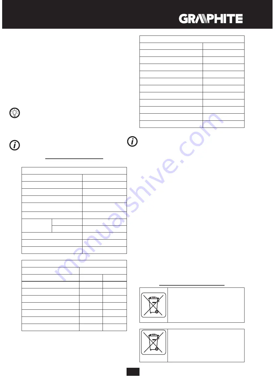 Graphite 430035 Instruction Manual Download Page 11