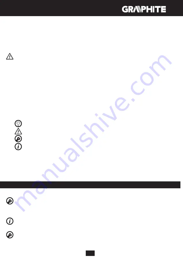 Graphite 58G111 Instruction Manual Download Page 13