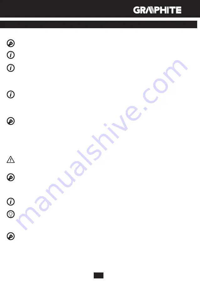 Graphite 58G111 Instruction Manual Download Page 25