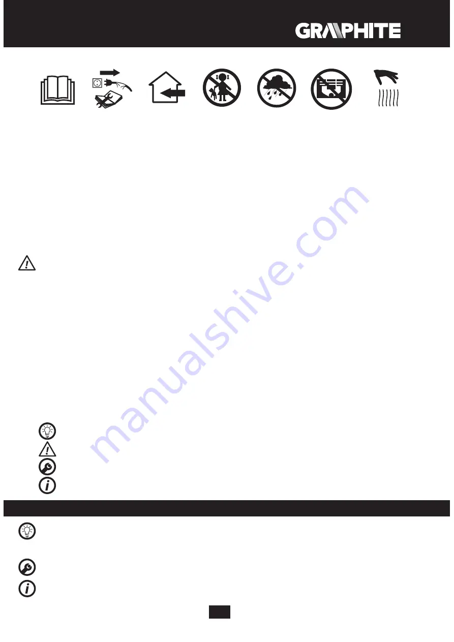 Graphite 58G200 Instruction Manual Download Page 11