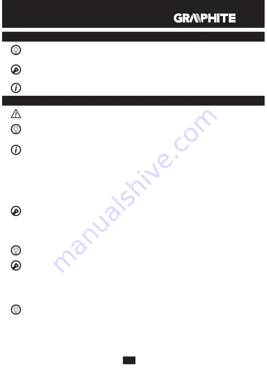 Graphite 58G200 Instruction Manual Download Page 33