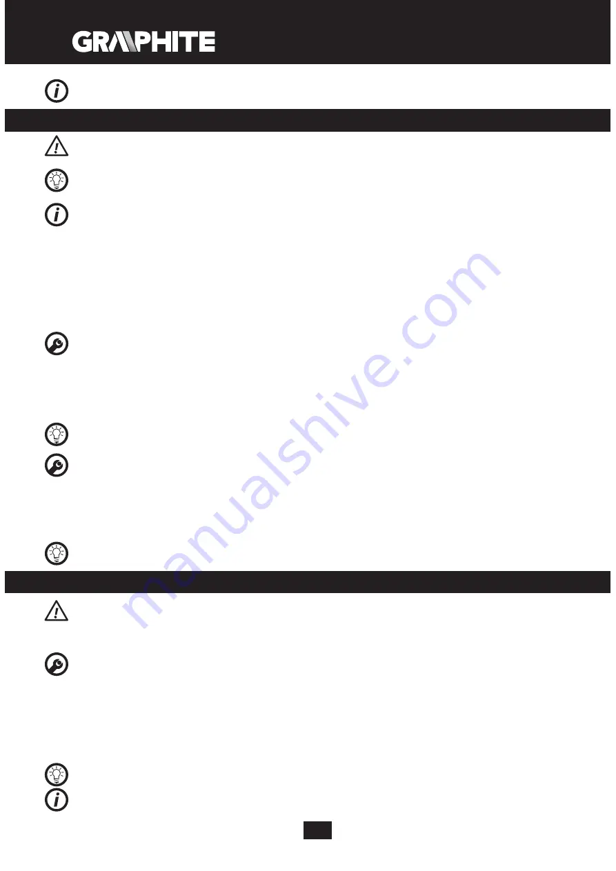 Graphite 58G200 Instruction Manual Download Page 70