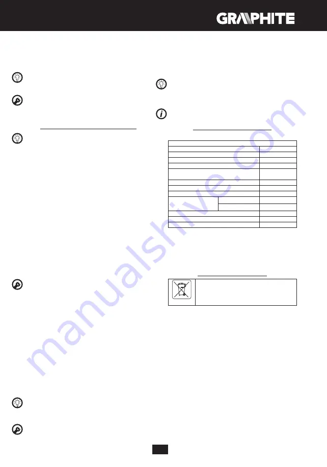 Graphite 58G488 Instruction Manual Download Page 25