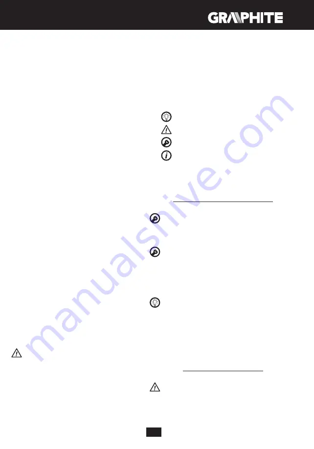 Graphite 58G488 Instruction Manual Download Page 27